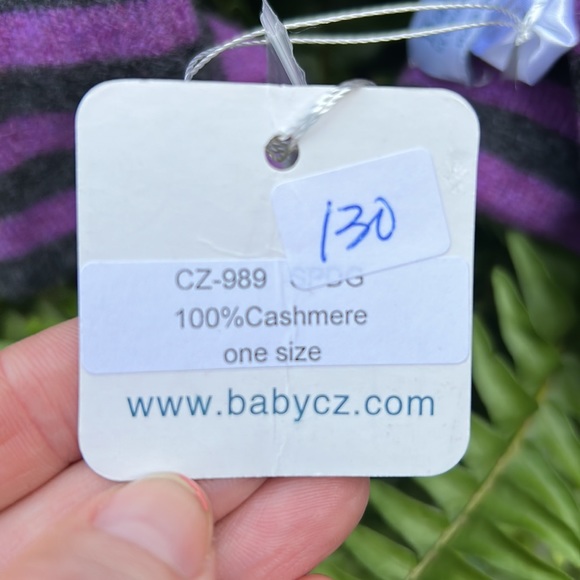 Baby & by Carolina Zapf cashmere baby/toddler scarf - Picture 3 of 9